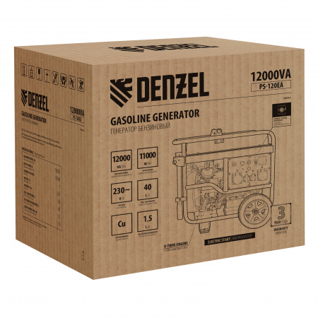 Бензиновый генератор DENZEL PS-120EA