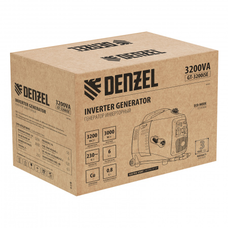 Бензиновый генератор DENZEL GT-3200iSE