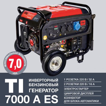 Бензиновый генератор Fubag TI 7000 A ES