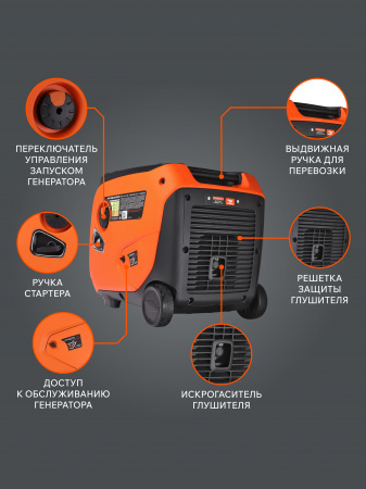 Бензиновый генератор PATRIOT iGX 4000 AWSP