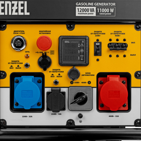 Бензиновый генератор DENZEL PS-120EAD-3